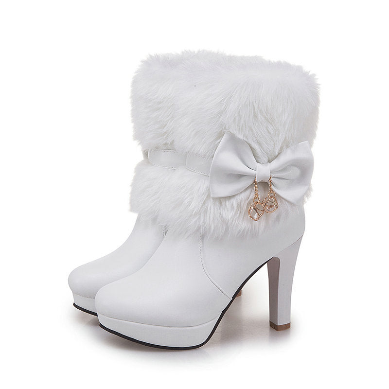 Sweet Princess Autumn And Winter Short Boot