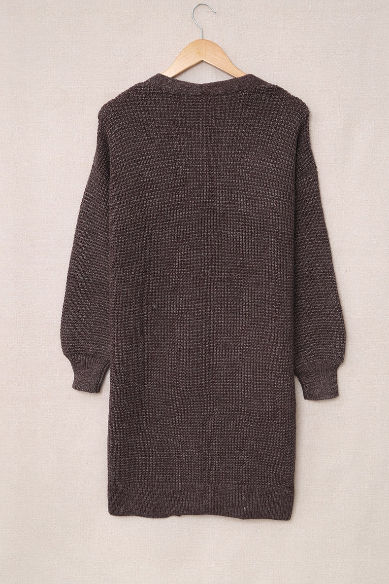 Long Sleeve Casual Women's Solid Color Sweater Coat