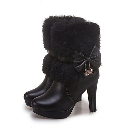 Sweet Princess Autumn And Winter Short Boot