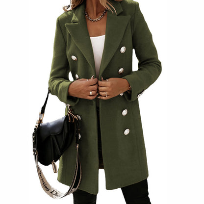 Fashion Turndown Collar Jacket For Women Autumn Winte