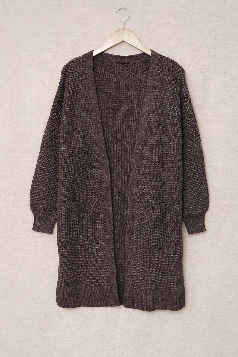 Long Sleeve Casual Women's Solid Color Sweater Coat