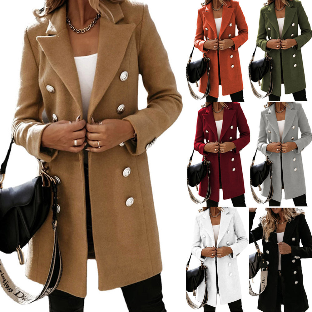Fashion Turndown Collar Jacket For Women Autumn Winte