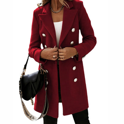 Fashion Turndown Collar Jacket For Women Autumn Winte