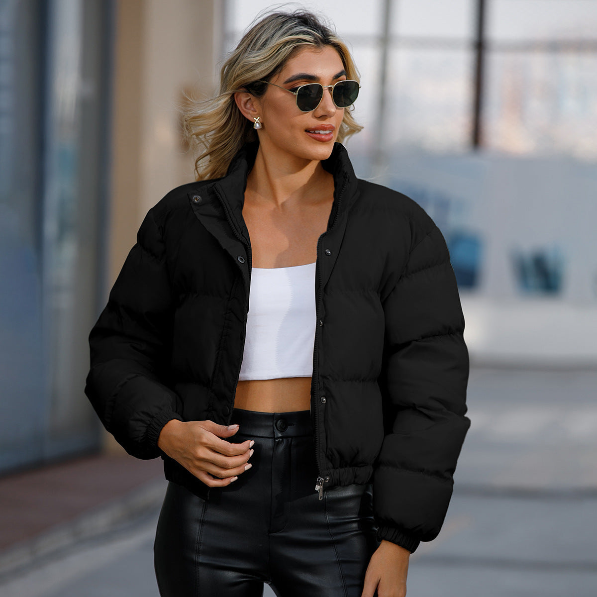 Long Sleeve High Collar Warm